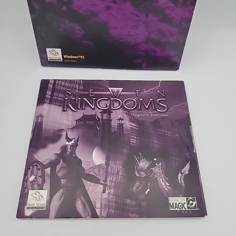 Seven Kingdoms (PC, 1997) Game CD Interactive W/ Manual‎